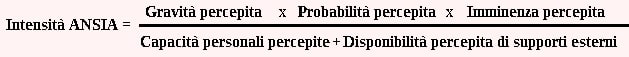 formula cognitiva dell'ansia