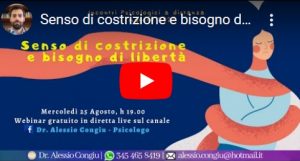 senso di costrizione e bisogno di libertà